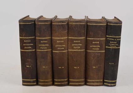 Manuale della letteratura italiana… Sesta edizione - Alessandro D'Ancona - copertina