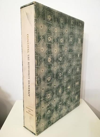 Affreschi lombardi del Trecento - volume in cofanetto editoriale - copertina