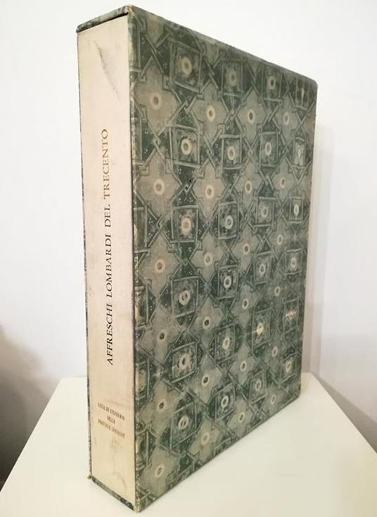 Affreschi lombardi del Trecento - volume in cofanetto editoriale - copertina