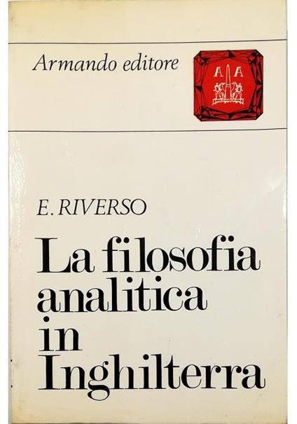 La filosofia analitica in Inghilterra - Emanuele Riverso - copertina