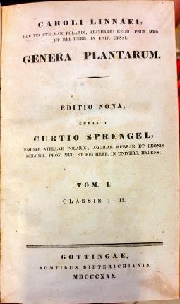 Genera plantarum. Due Tomi - copertina