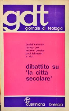 Dibattito su “La città secolare” - copertina
