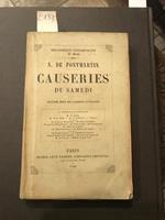 Causeries du samedi. Deuxième série des causeries litteraires