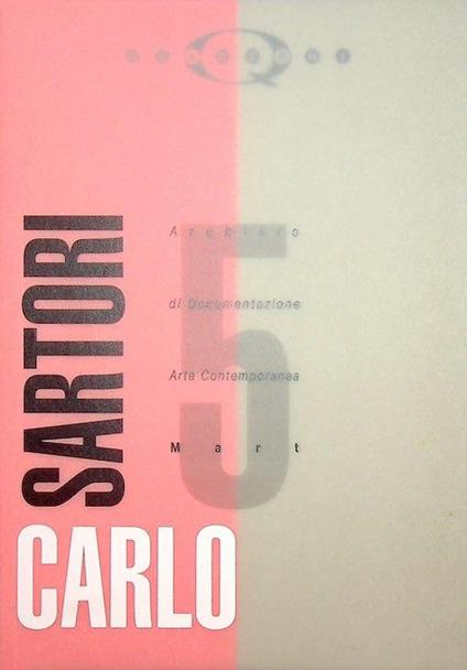 Carlo Sartori - Carlo Sartori - copertina