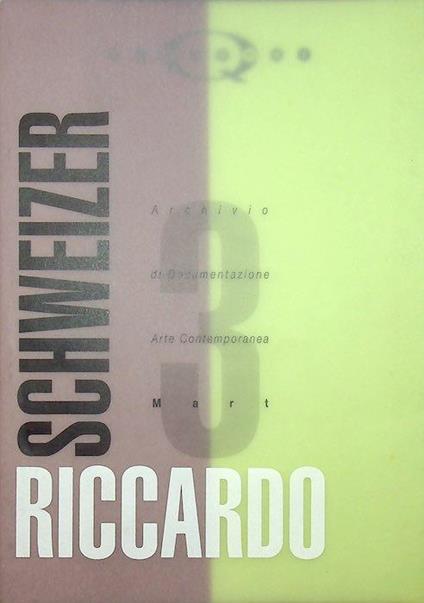 Riccardo Schweizer - Riccardo Schweizer - copertina