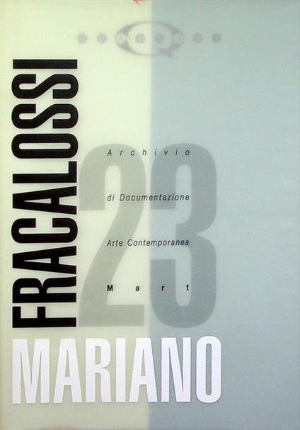 Mariano Fracalossi - Mariano Fracalossi - copertina