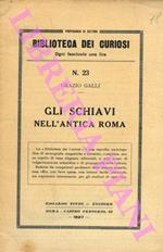 Gli schiavi nell'antica Roma