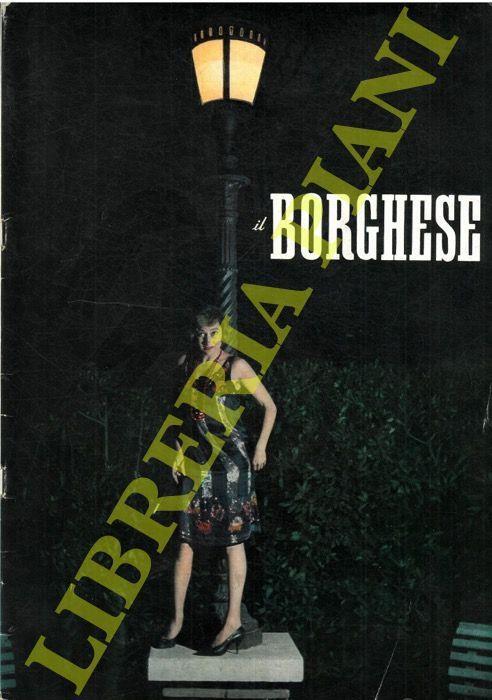 Il Borghese. Anno X. Volume XV. N. 20. 14 maggio 1959 - Mario Tedeschi - copertina