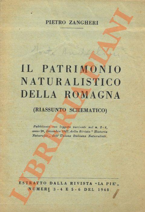 Il patrimonio naturalistico della Romagna (riassunto schematico)