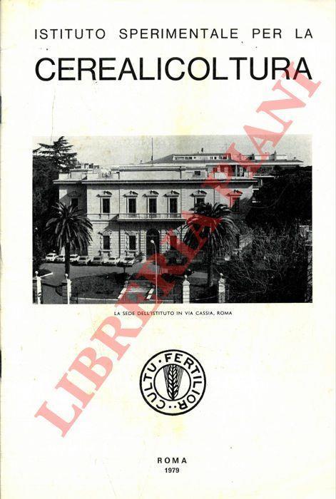 Istituto Sperimentale per la Cerealicoltura - copertina