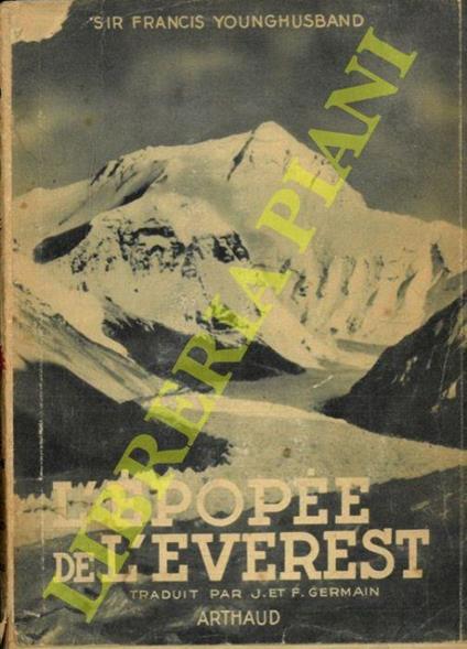 L' épopée de l'Everest (The Epic of Mount Everest) - Francis Younghusband - copertina