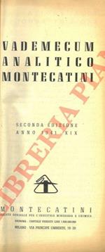Vademecum analitico Montecatini