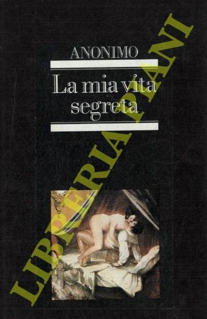 La mia vita segreta - Anonimo Aretino - copertina