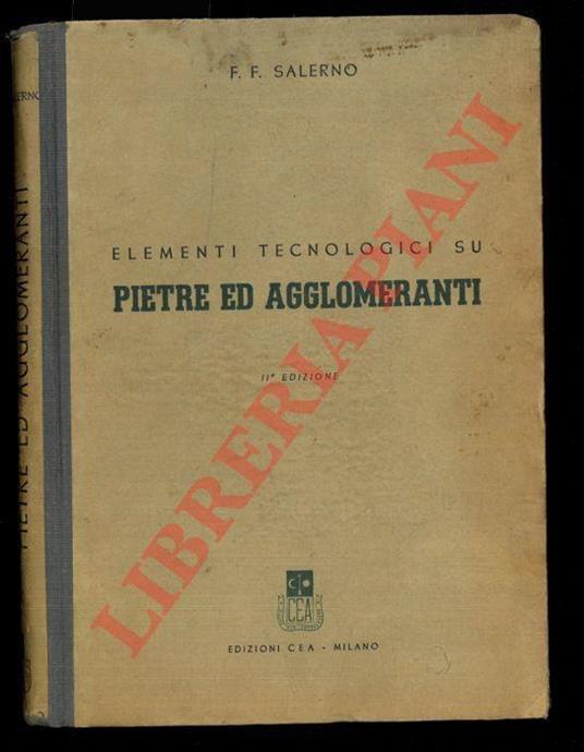 Elementi tecnologici su pietre ed agglomerati - copertina