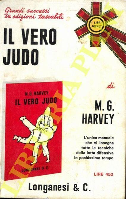 Il vero judo - M. Harvey - copertina