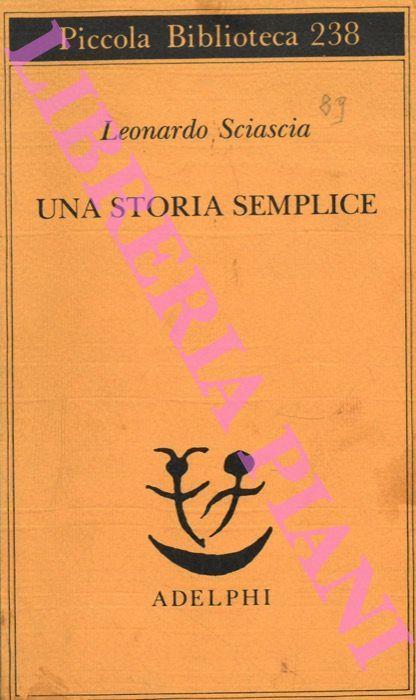 Una storia semplice - Sciascia Leonardo - copertina