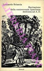Recitazione della controversia liparitana dedicata ad A. D