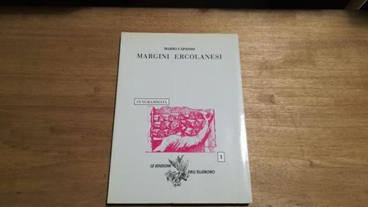 Margini ercolanesi - Mario Capasso - copertina