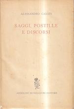 Saggi, Postille e Discorsi