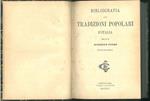 Bibliografia delle tradizioni popolare d'Italia con tre indici speciali