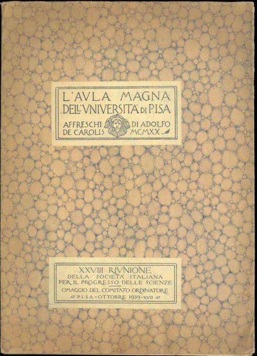 Affreschi di Adolfo De Carolis. Prefazione di Federico Hermanin - copertina