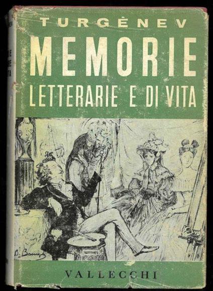Memorie letterarie e di vita - Ivan Turgenev - copertina