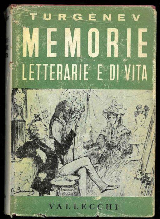 Memorie letterarie e di vita - Ivan Turgenev - copertina
