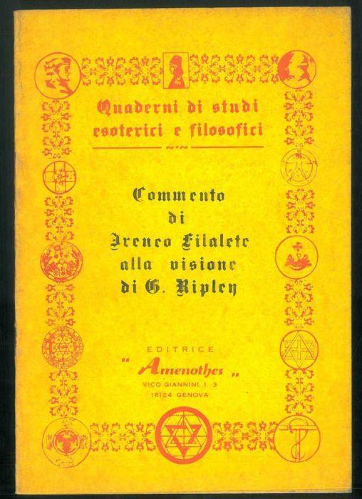 Commento di Ireneo Filalete alla visione di G. Ripley - Ireneo Filalete - copertina