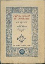 I primi elementi di occultismo. Traduzione di P. Bornia