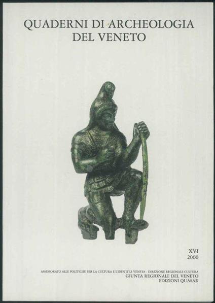 Quaderni di archeologia del Veneto - XVI 2000 - copertina
