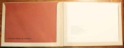 Il costume presso gli etruschi - Mario Moretti - copertina