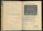 Lectura Dantis. La vita nuova, De Monarchia, Il Cnzoniere e Il convivio di Dante Alighieri. Conferenza letta da Giuseppe Picciòla nella sala di Dante in Orsamichele