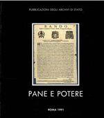Pane e Potere Istituzioni e Società in Italia Dal Medioevo All'età Moderna