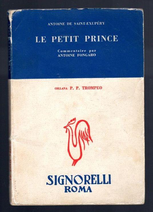 Le petit prince - Antoine de Saint-Exupéry - copertina