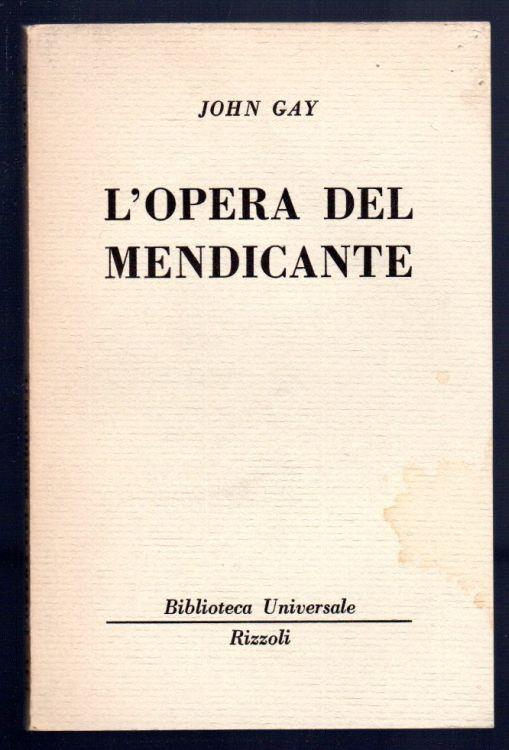 L' opera del mendicante - John Gay - copertina