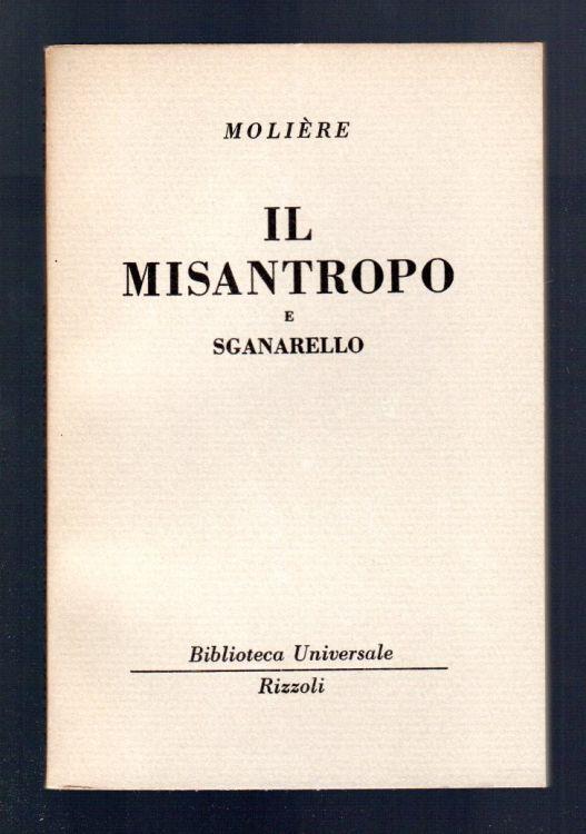 Il Misantropo e Sganarello - Molière - copertina