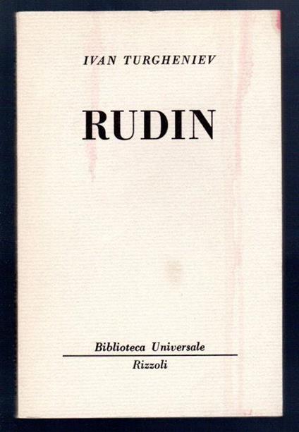 Rudin - Ivan Turgenev - copertina