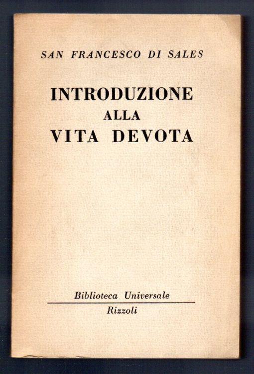 Introduzione alla vita devota - Francesco di Sales (san) - copertina