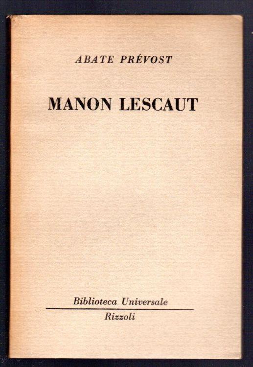 Manon Lescaut - Prevost Abate - copertina
