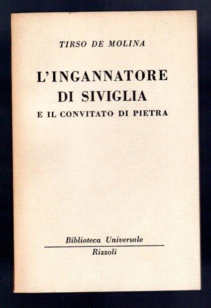 L' ingannatore di Siviglia e il convitato di pietra - Tirso de Molina - copertina