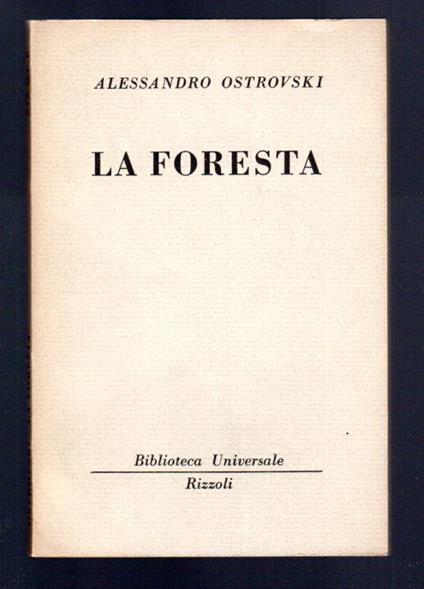 La foresta - Alessandro Ostrovski - copertina