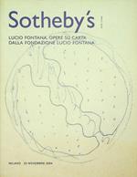 Lucio Fontana, opere su carta dalla Fondazione Lucio Fontana: Milano, 23 novembre 2004