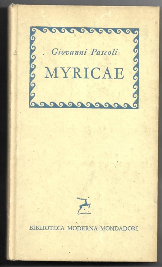 Myricae - Giovanni Pascoli - copertina