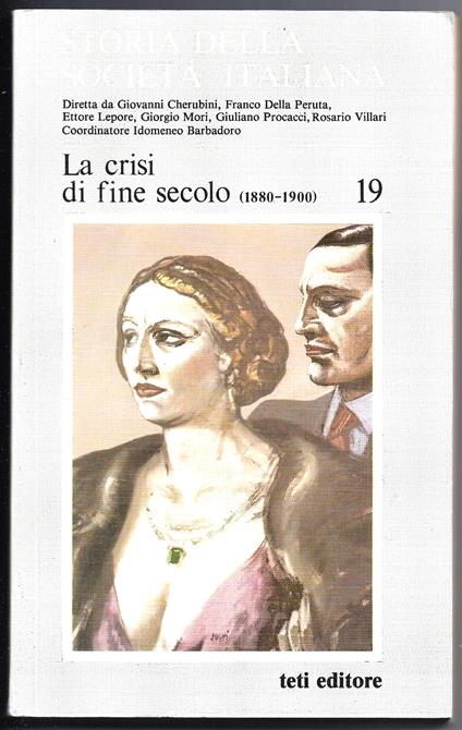 La crisi di fine secolo (1880-1900) - Parte quinta Vol. XIX - copertina