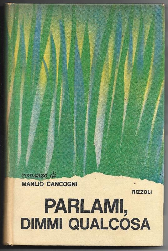 Parlami, dimmi qualcosa - Manlio Cancogni - copertina