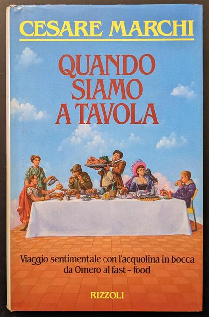 Quando siamo a tavola - Cesare Marchi - copertina