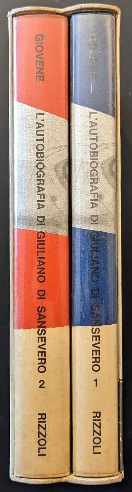 L' autobiografia di Giuliano di Sansevero. Volumi I-II