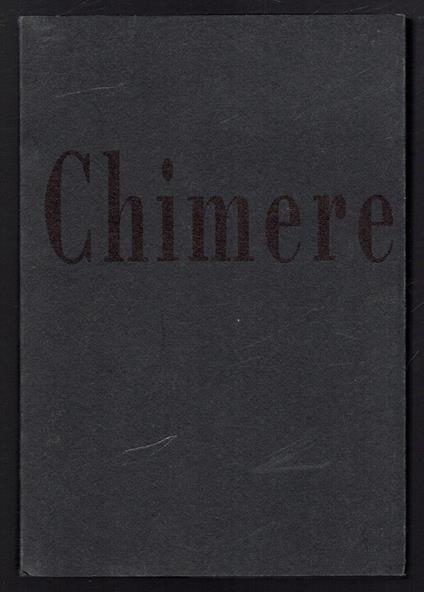 Chimere - David Palterer - copertina