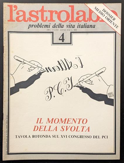 L' astrolabio 4 - copertina