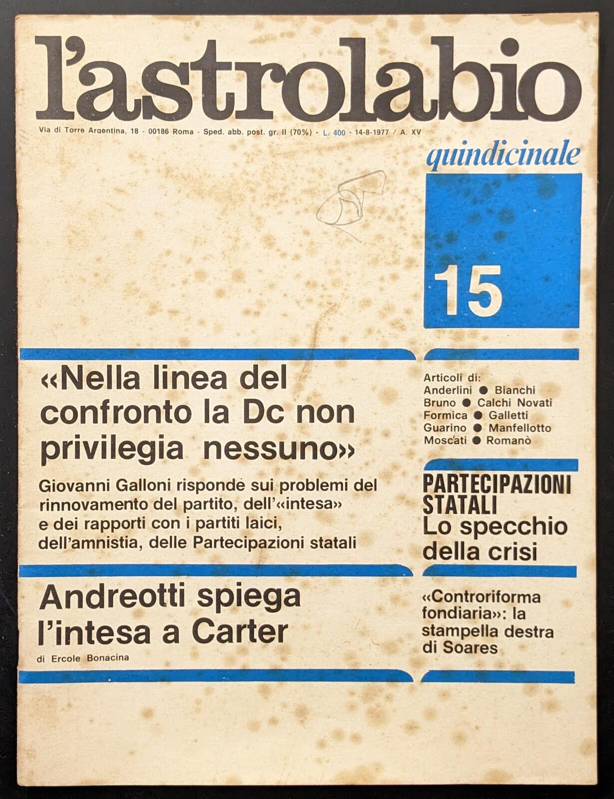 L' astrolabio 15